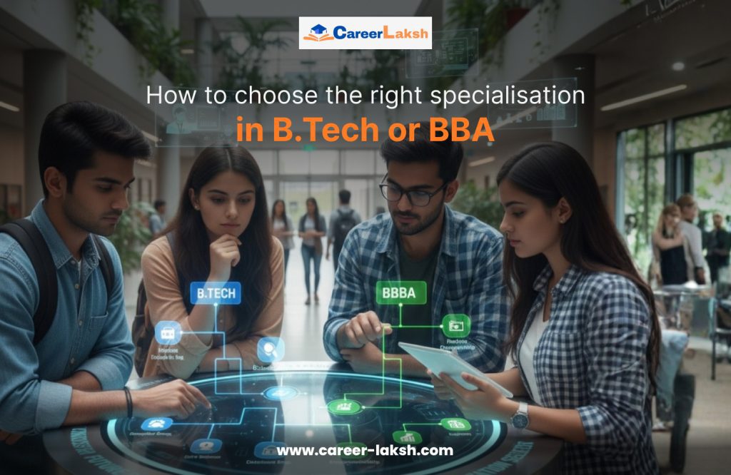How to Choose the Right Specialization in B. Tech or BBA